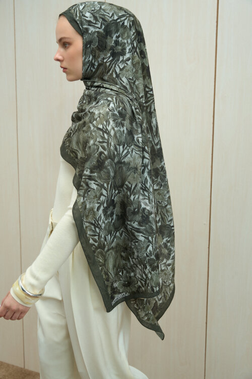 Paradise Kraş Şal - Nefti - Camellia Scarfs (1)