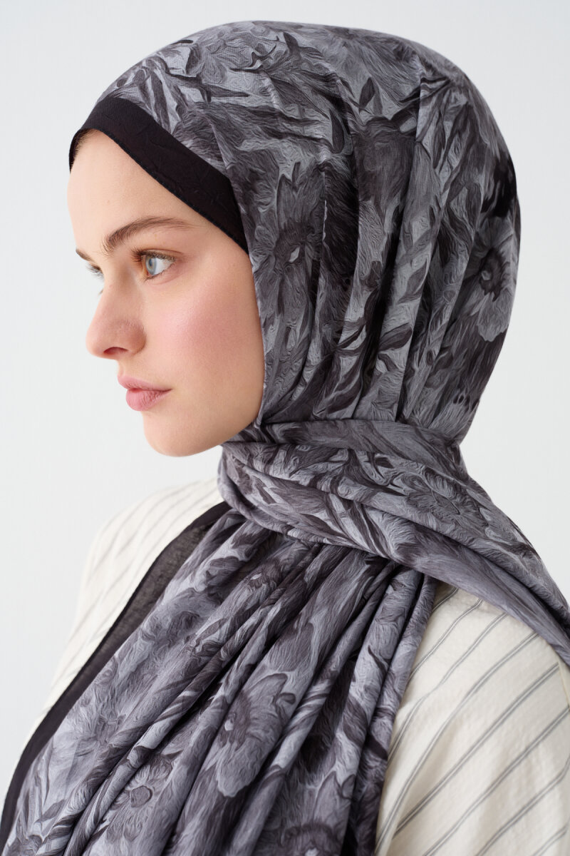 Paradise Kraş Şal - Siyah - 4