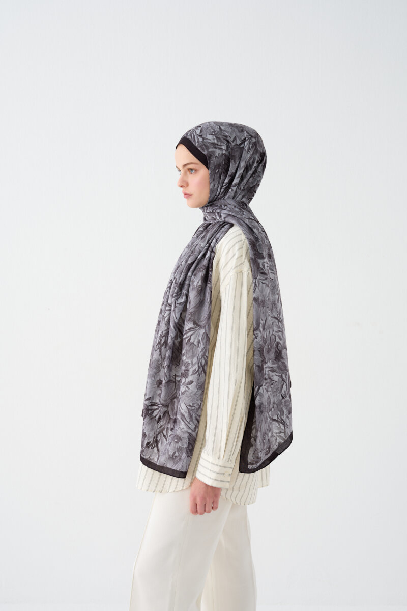 Paradise Kraş Şal - Siyah - 3