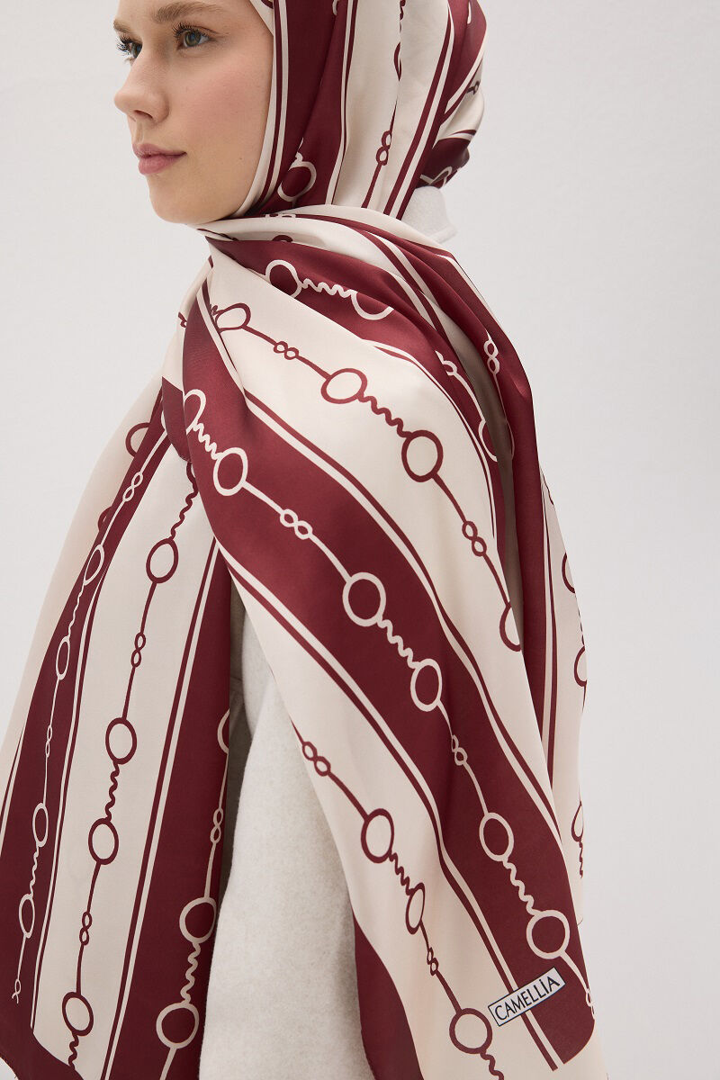 Perle Hue Desen - Bordo - 3