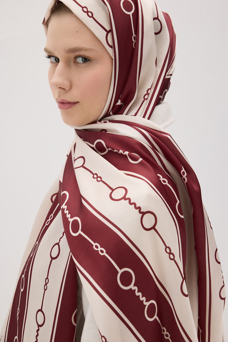 Perle Hue Desen - Bordo - 4