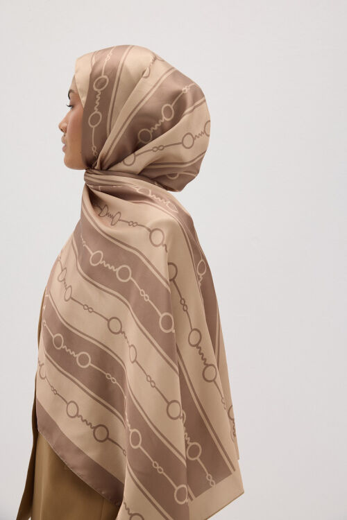 Perle Hue Desen - Vizon - Camellia Scarfs (1)