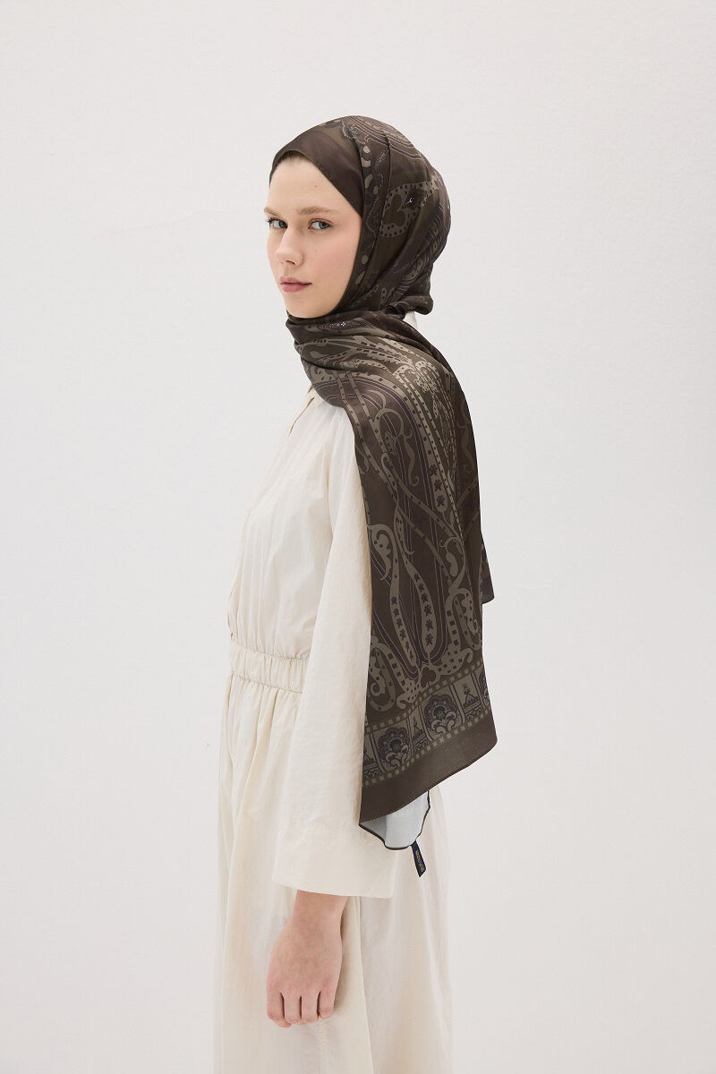 Perle Pulse Desen - Koyu Haki - 3