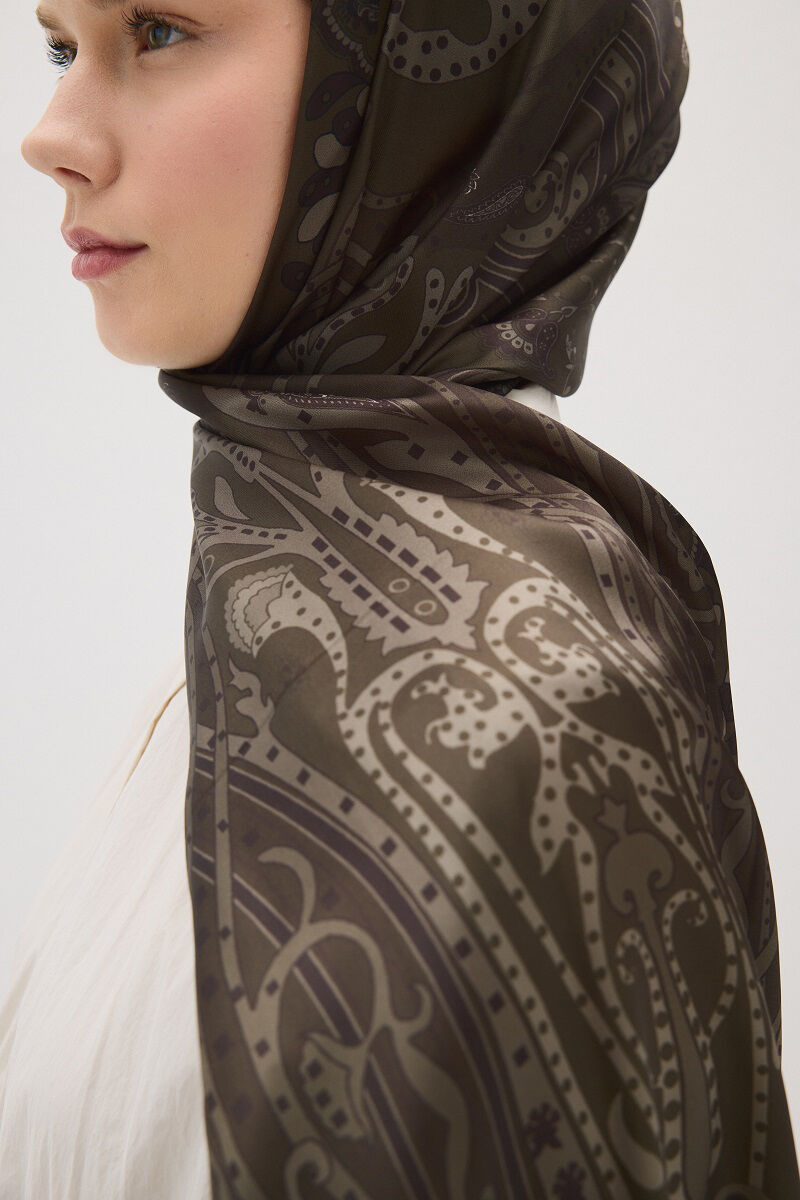 Perle Pulse Desen - Koyu Haki - 4