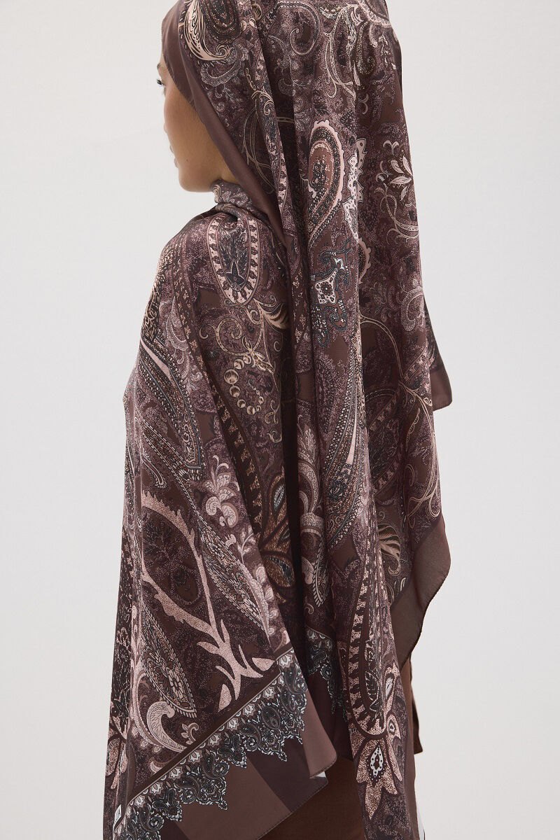 Perle Vibe Desen - Kahve - 2