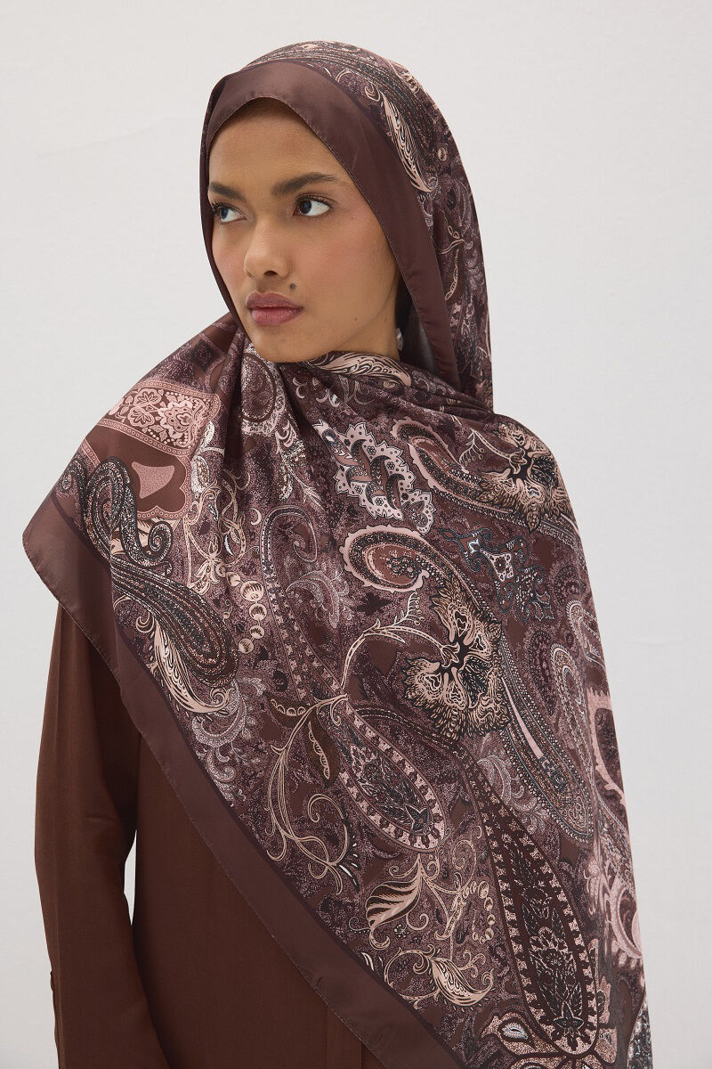 Perle Vibe Desen - Kahve - 3