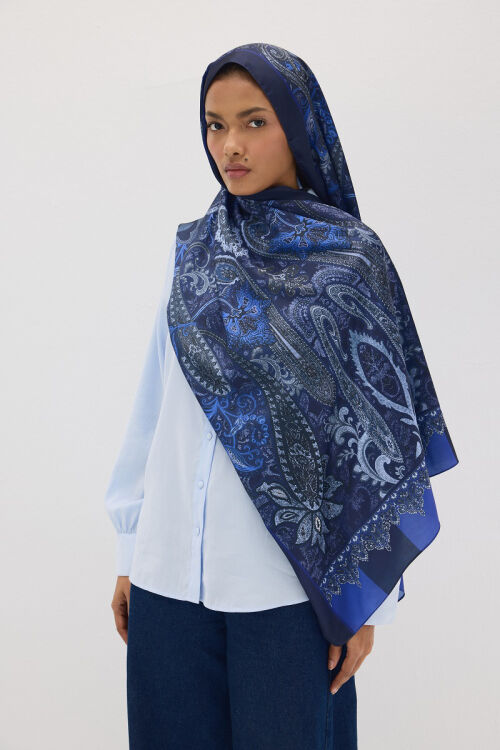 Perle Vibe Desen - Lacivert 