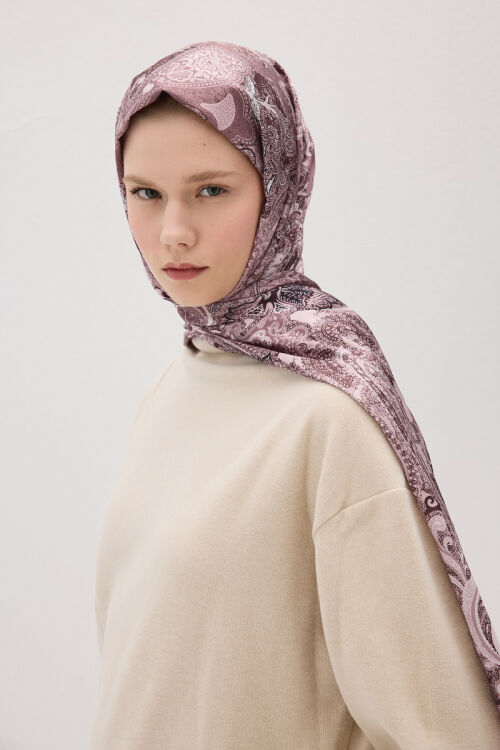 Perle Vibe Desen - Rose - Camellia Scarfs