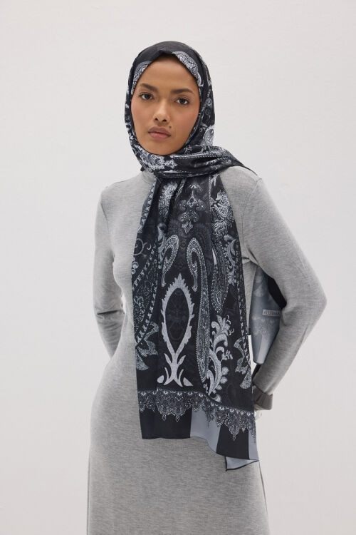 Perle Vibe Desen - Siyah 