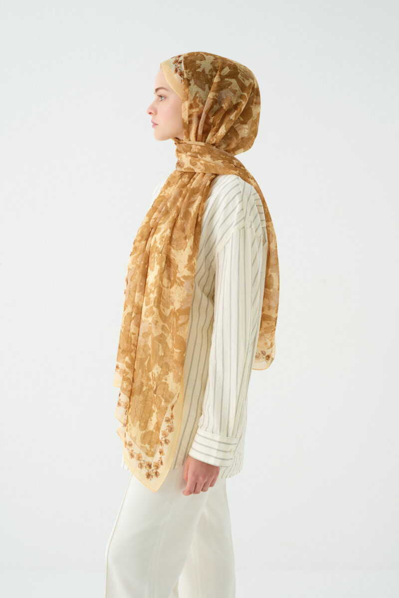 Petra Pamuk Soft Şal - Sarı - 2