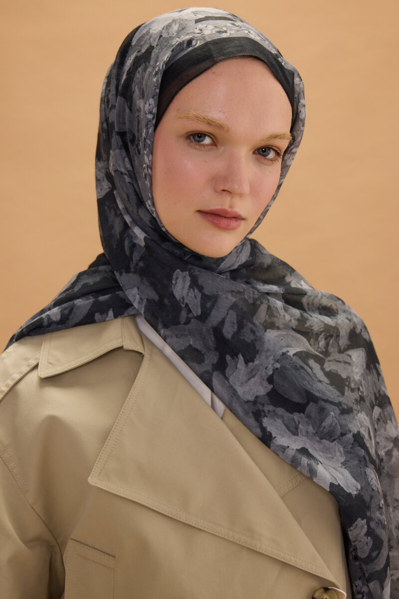 Petra Rami Şal - Siyah - 2