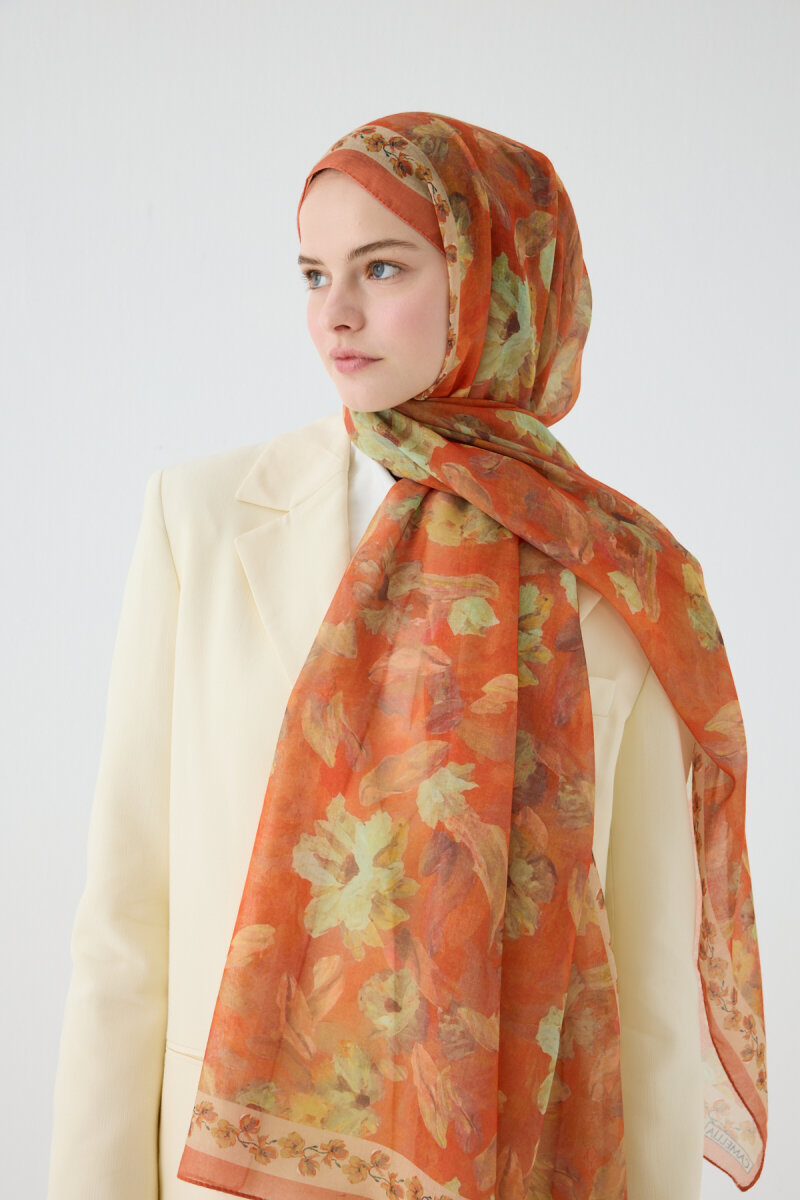Petra Rami Şal - Turuncu - 3