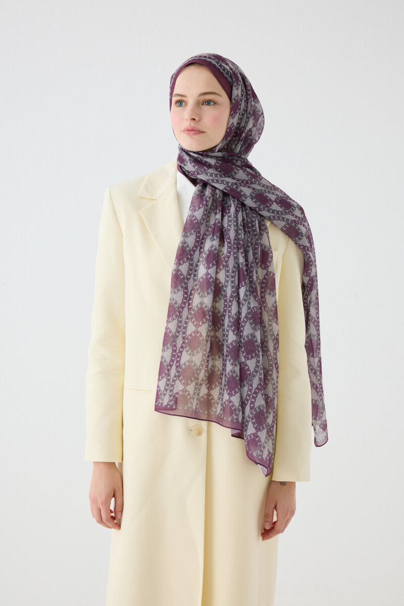 Prag Rami Şal - Mor - 1