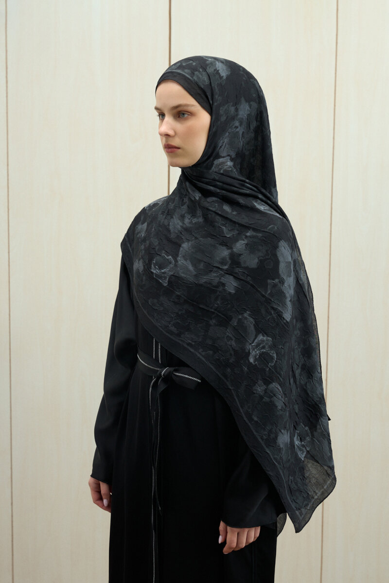 Pretty Kraş Şal - Siyah - 1