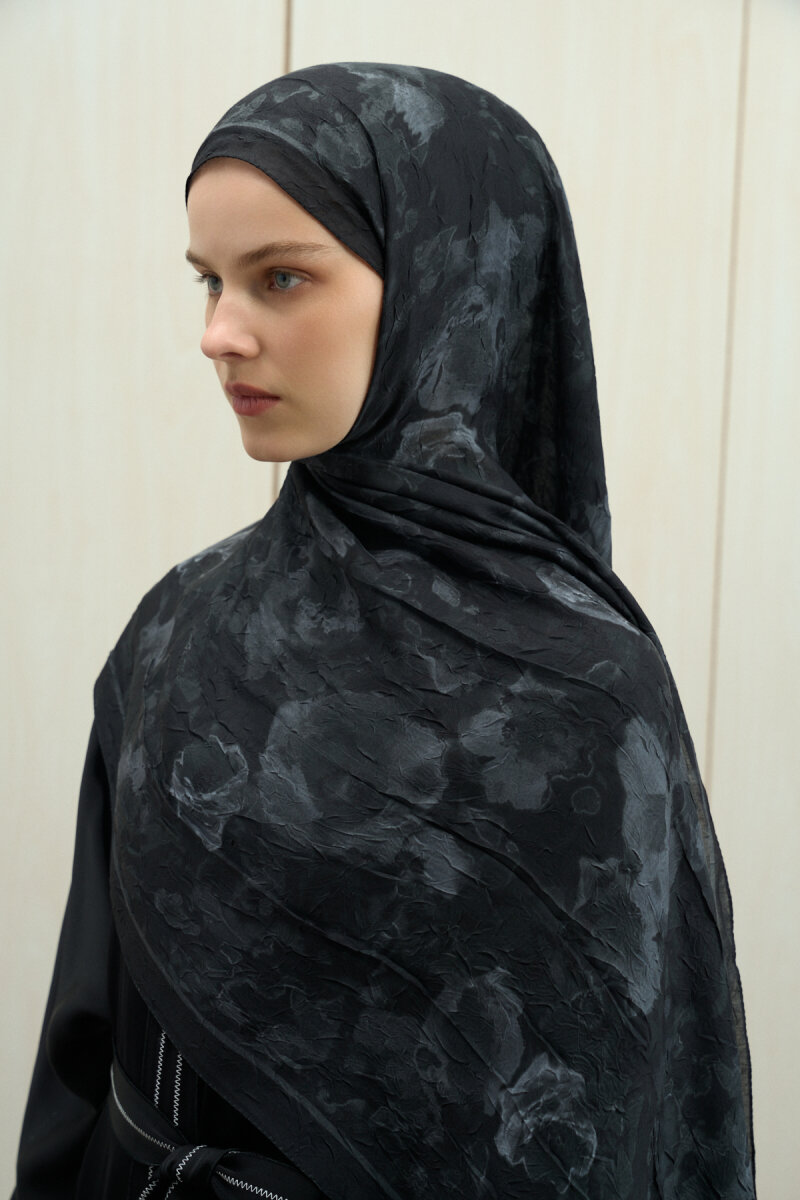 Pretty Kraş Şal - Siyah - 2