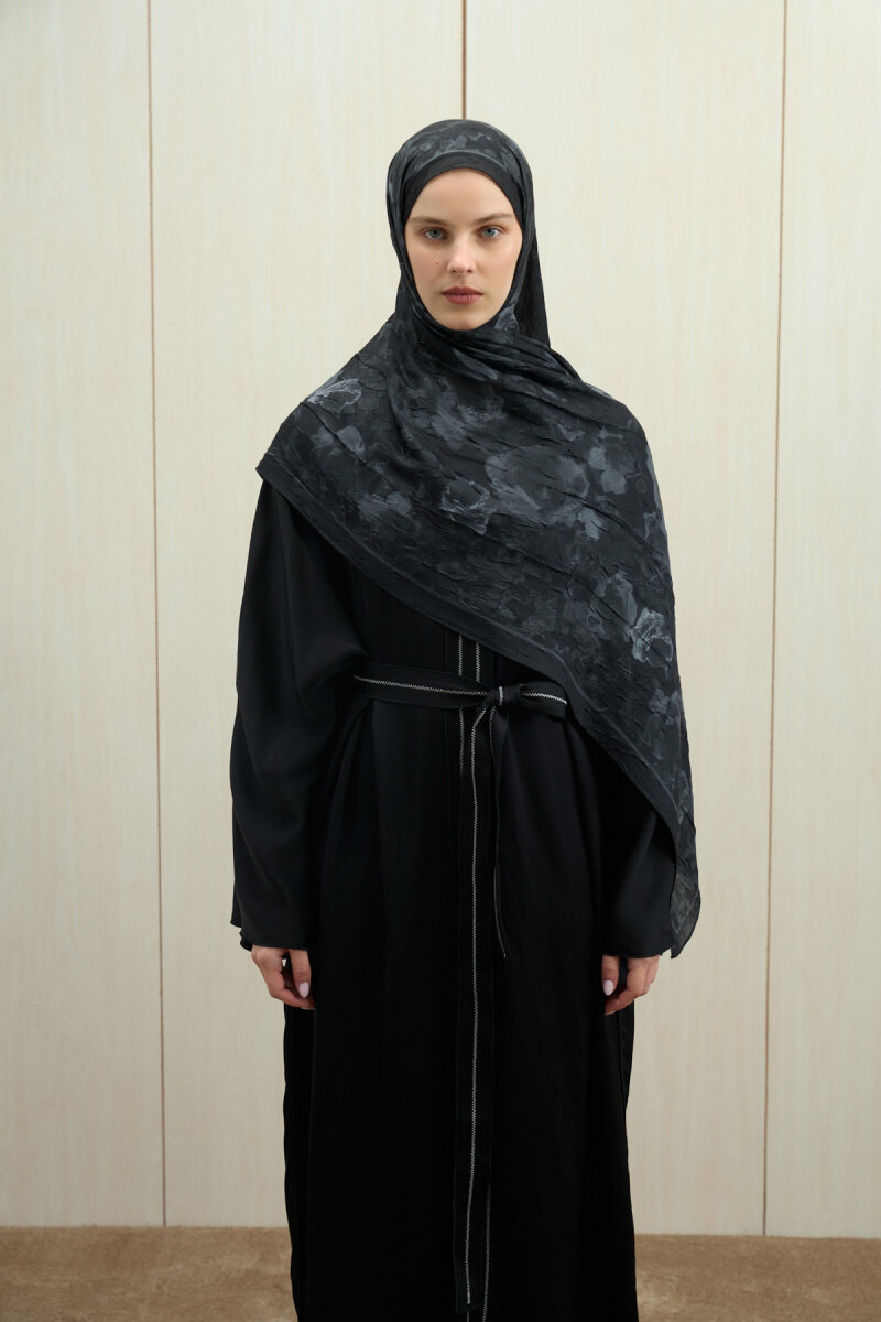 Pretty Kraş Şal - Siyah - 4