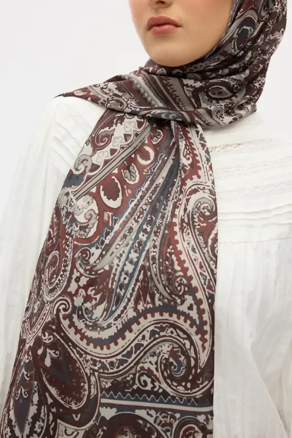 Previous Collection Soft Şal - Kahve - 4