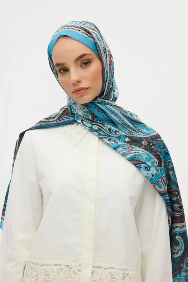 Previous Collection Soft Şal - Mavi - 1