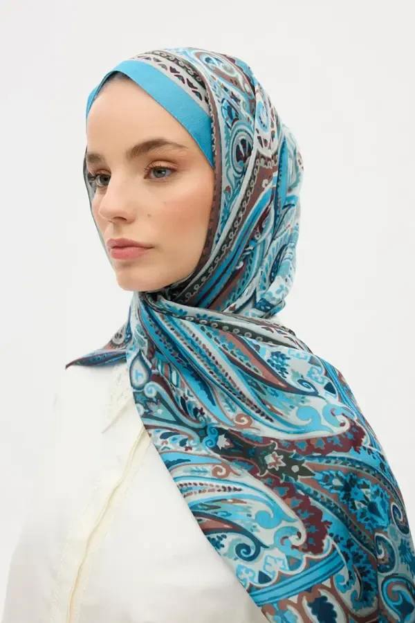 Previous Collection Soft Şal - Mavi - 3