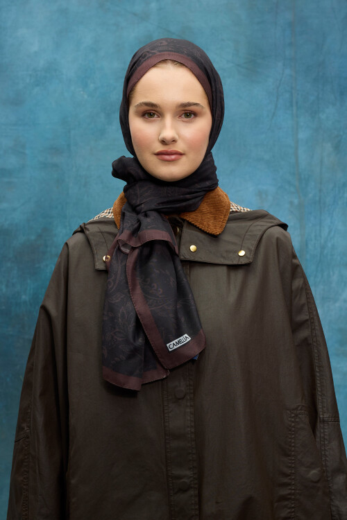 Reflection Soft Şal - Acı Kahve - Camellia Scarfs (1)