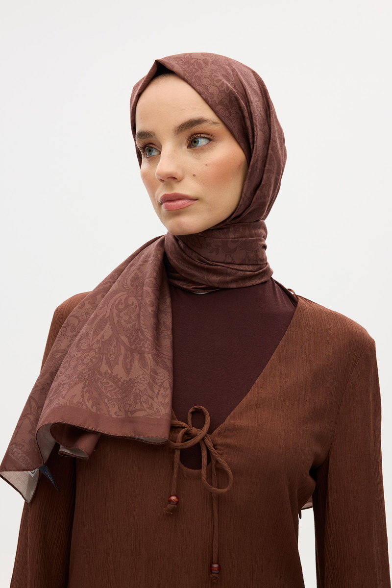 Reflection Soft Şal - Kahve - 2