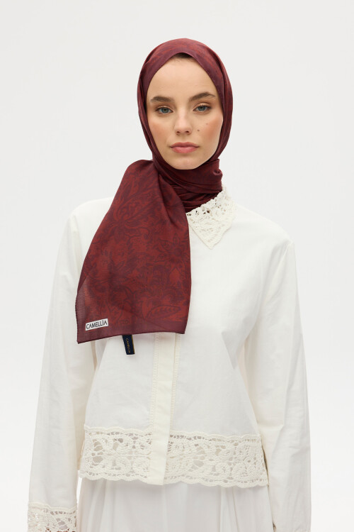 Reflection Soft Şal - Kırmızı 