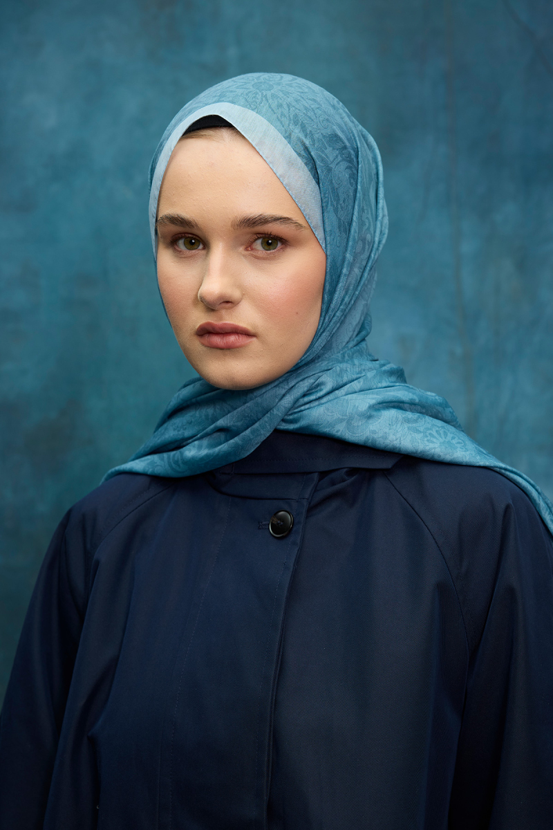 Reflection Soft Şal - Mavi - 1