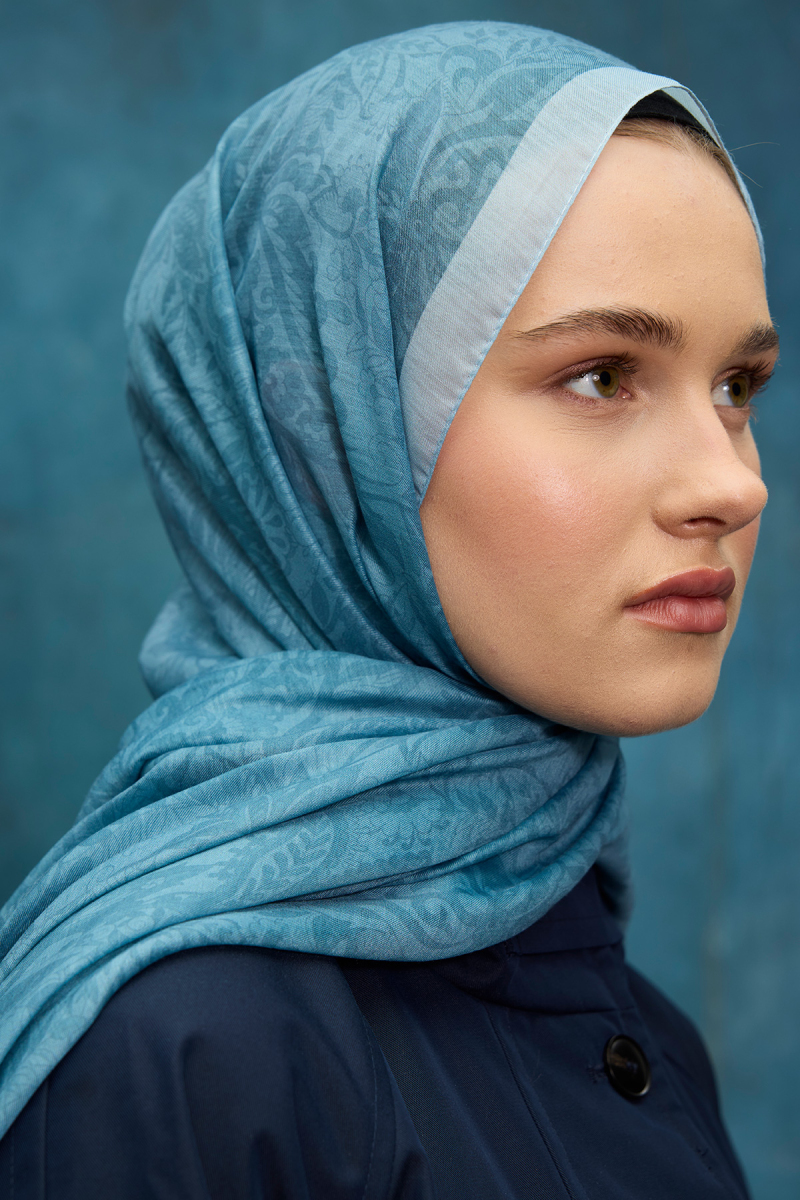 Reflection Soft Şal - Mavi - 4
