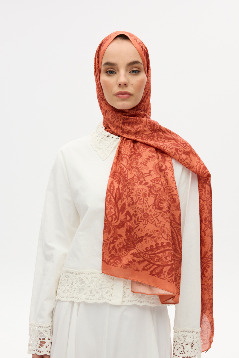 Reflection Soft Şal - Oranj - 1