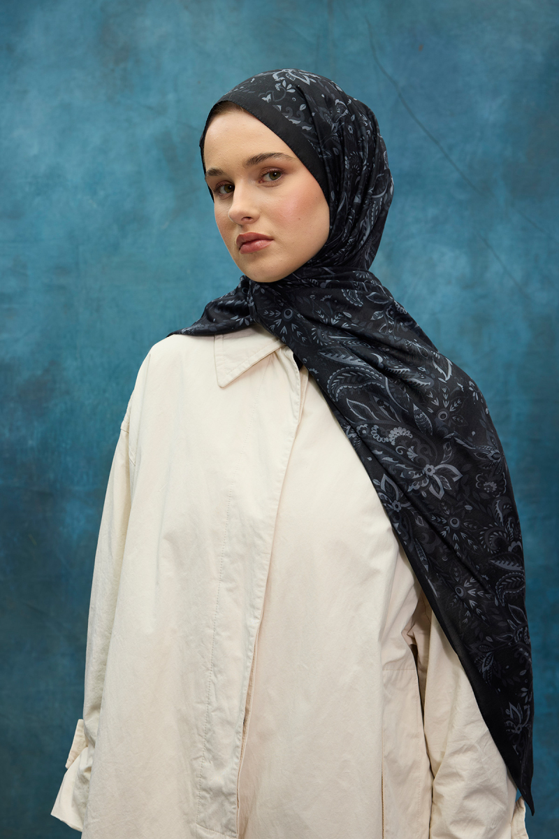 Reflection Soft Şal - Siyah - 1