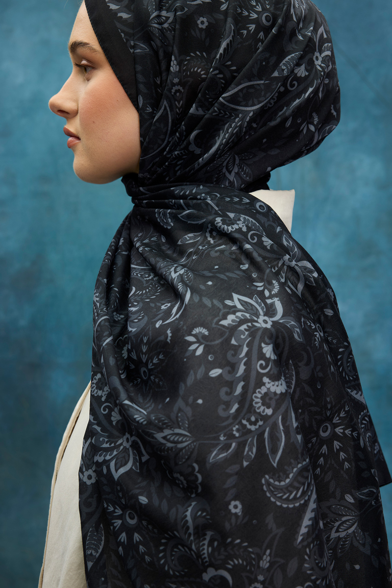 Reflection Soft Şal - Siyah - 3