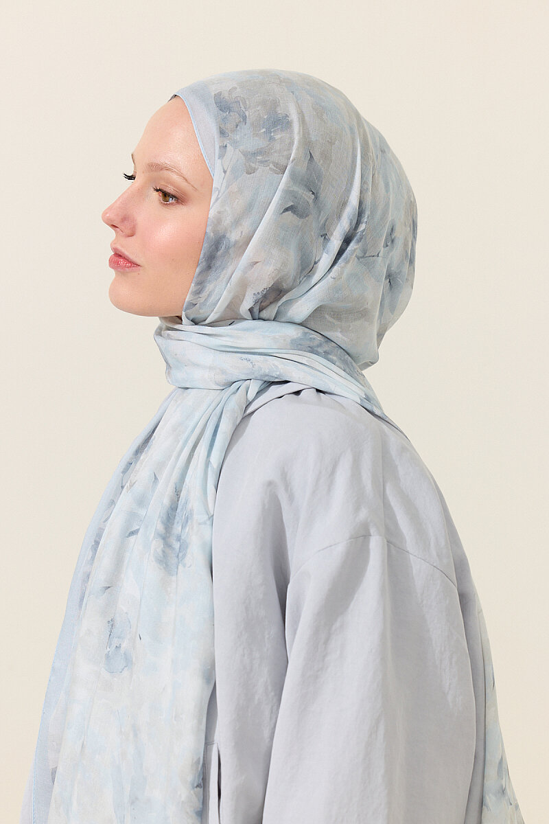 Ria Rami Şal - Mavi - 3