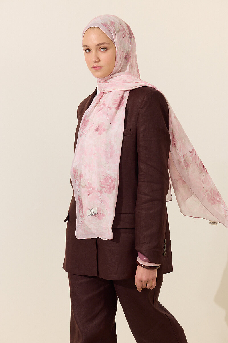 Ria Rami Şal - Pembe - 3