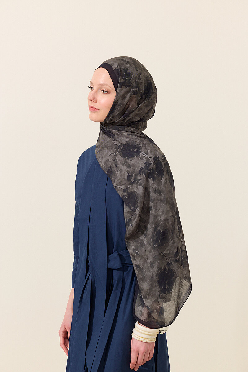 Ria Rami Şal - Siyah - 3