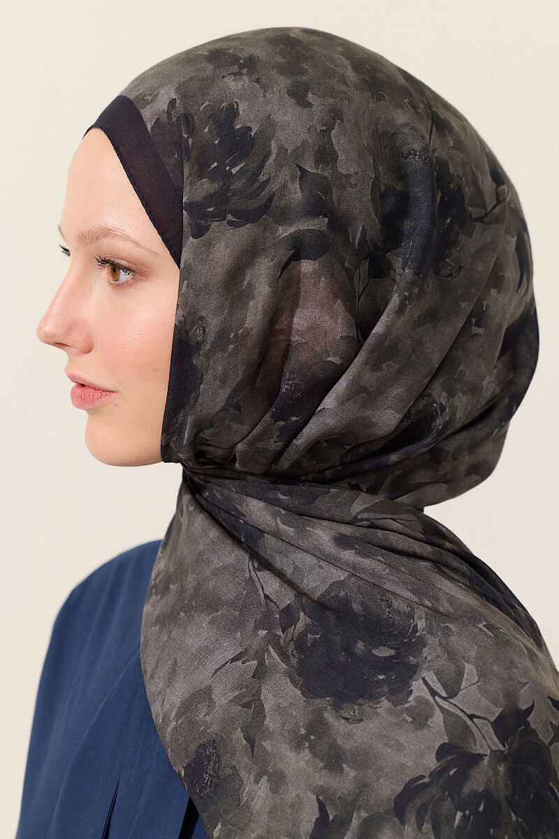 Ria Rami Şal - Siyah - 4