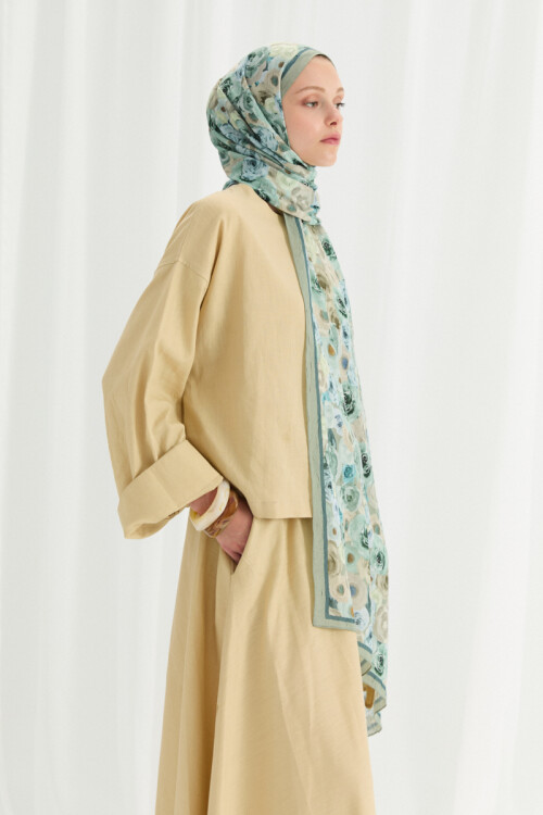 Rosemary Kraş Şal - Çağla - Camellia Scarfs (1)