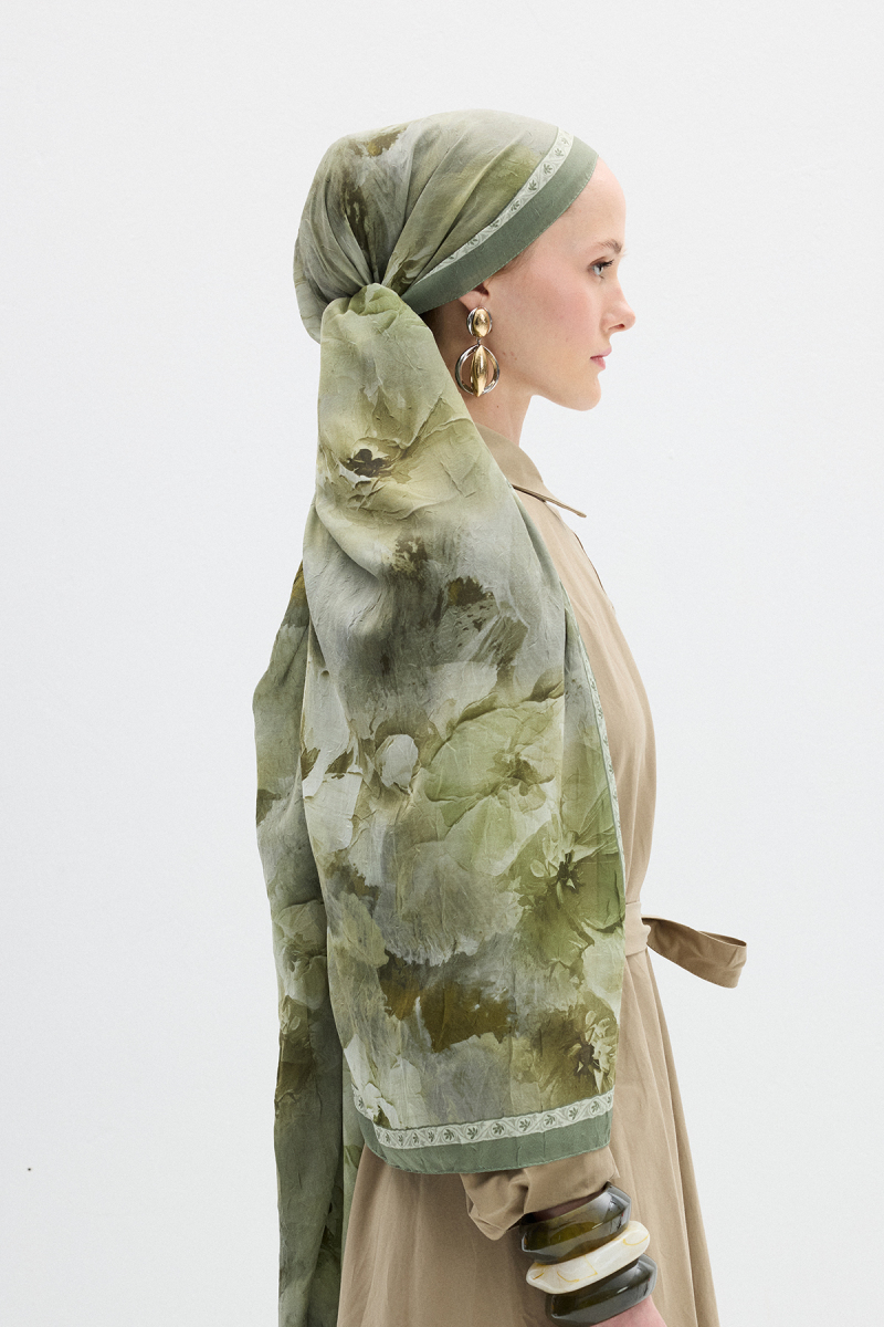 Sera Desen Kraş Şal - Çağla - 3