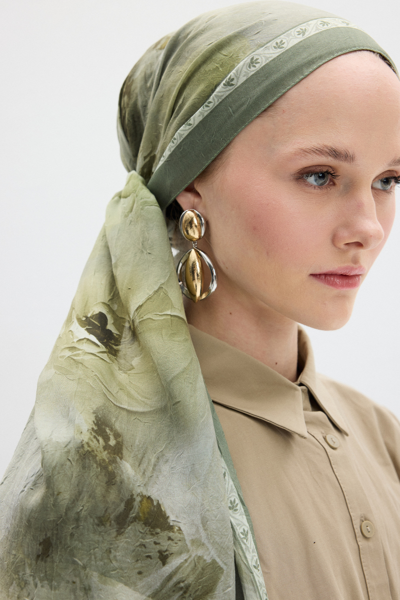 Sera Desen Kraş Şal - Çağla - 4