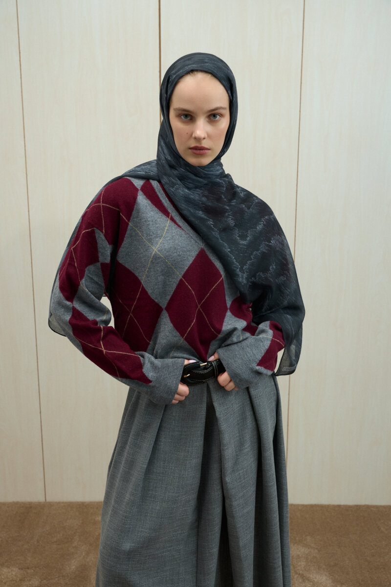 Siesta Soft Pamuk Şal - Siyah - 2