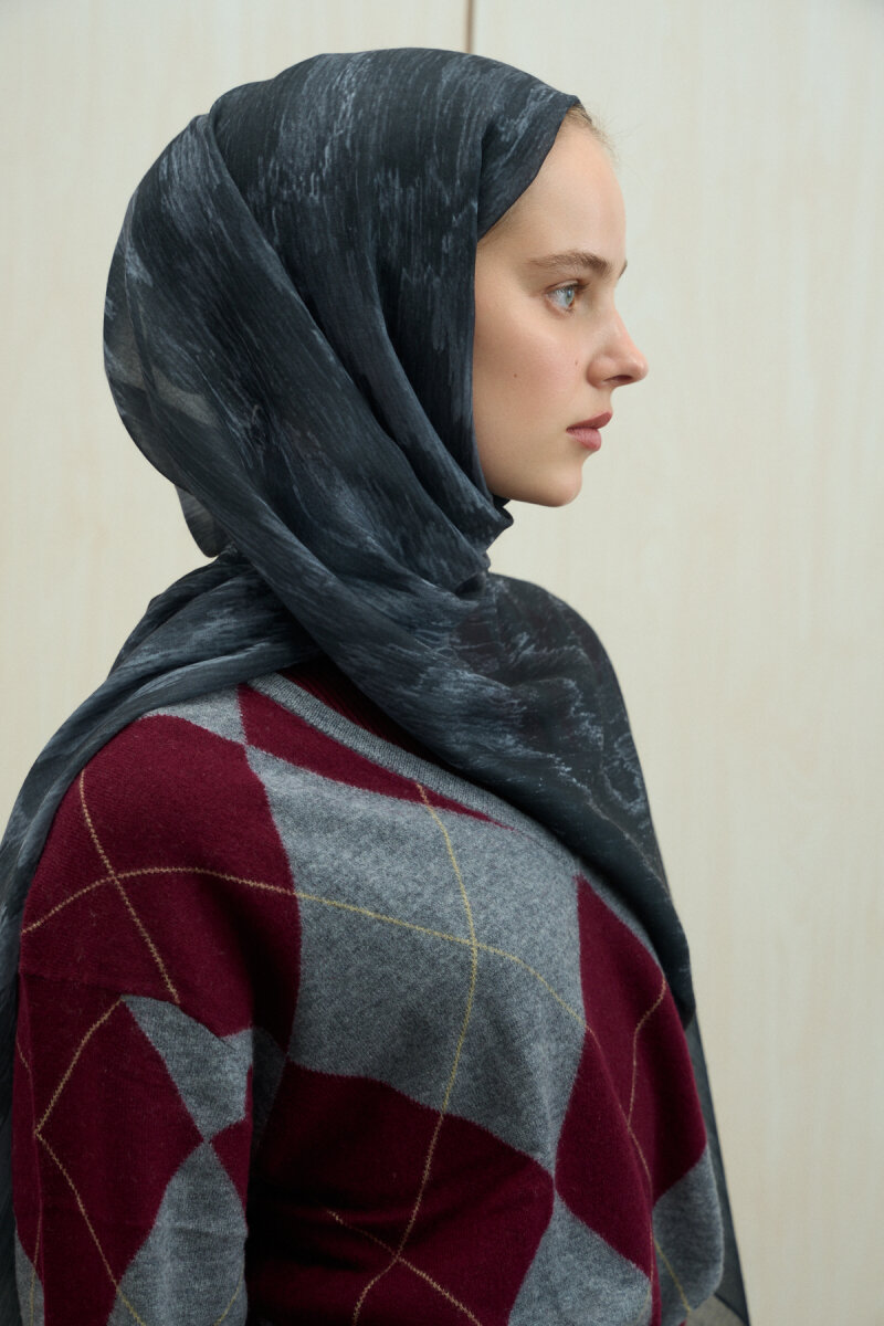 Siesta Soft Pamuk Şal - Siyah - 3