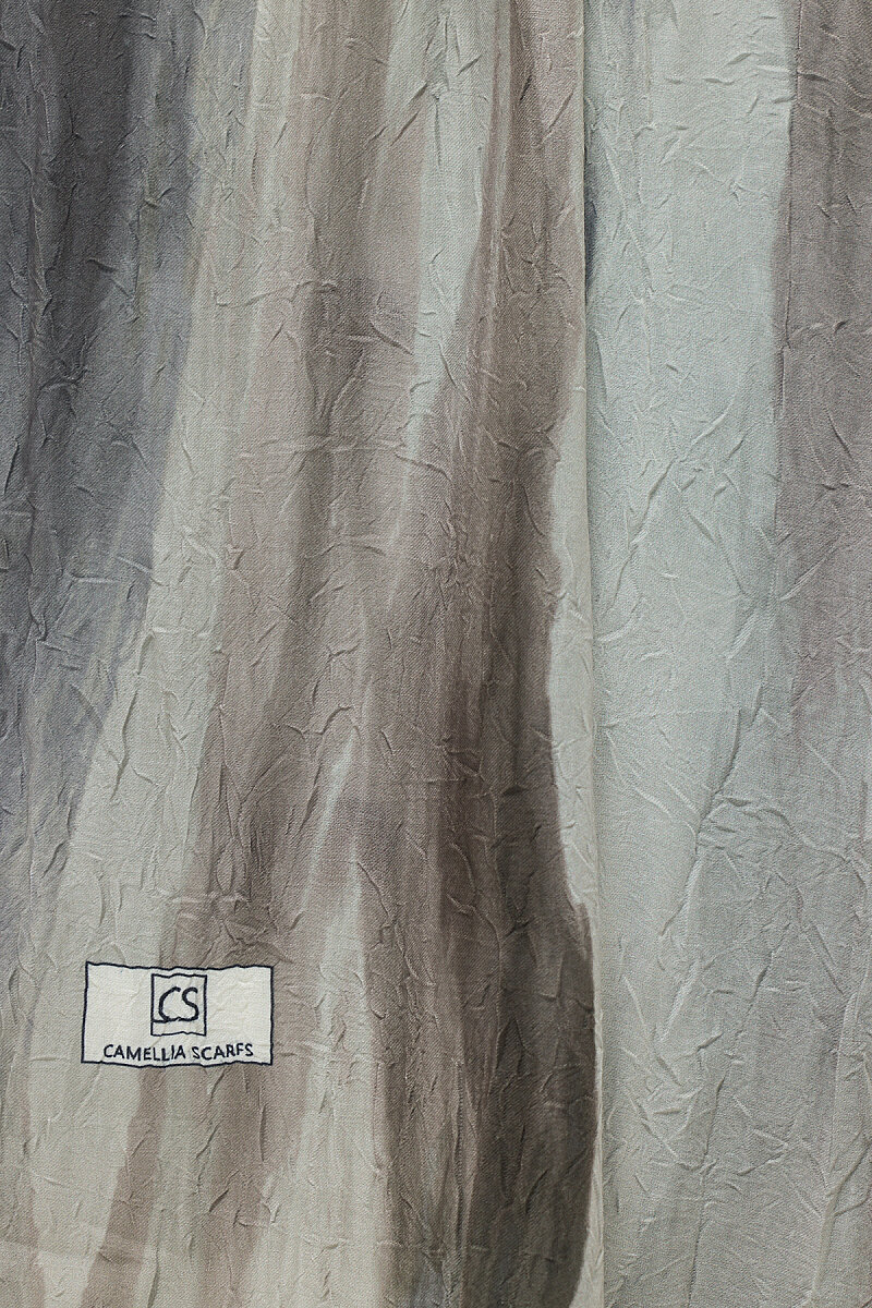 Silent Kraş Şal - Vizon - 4