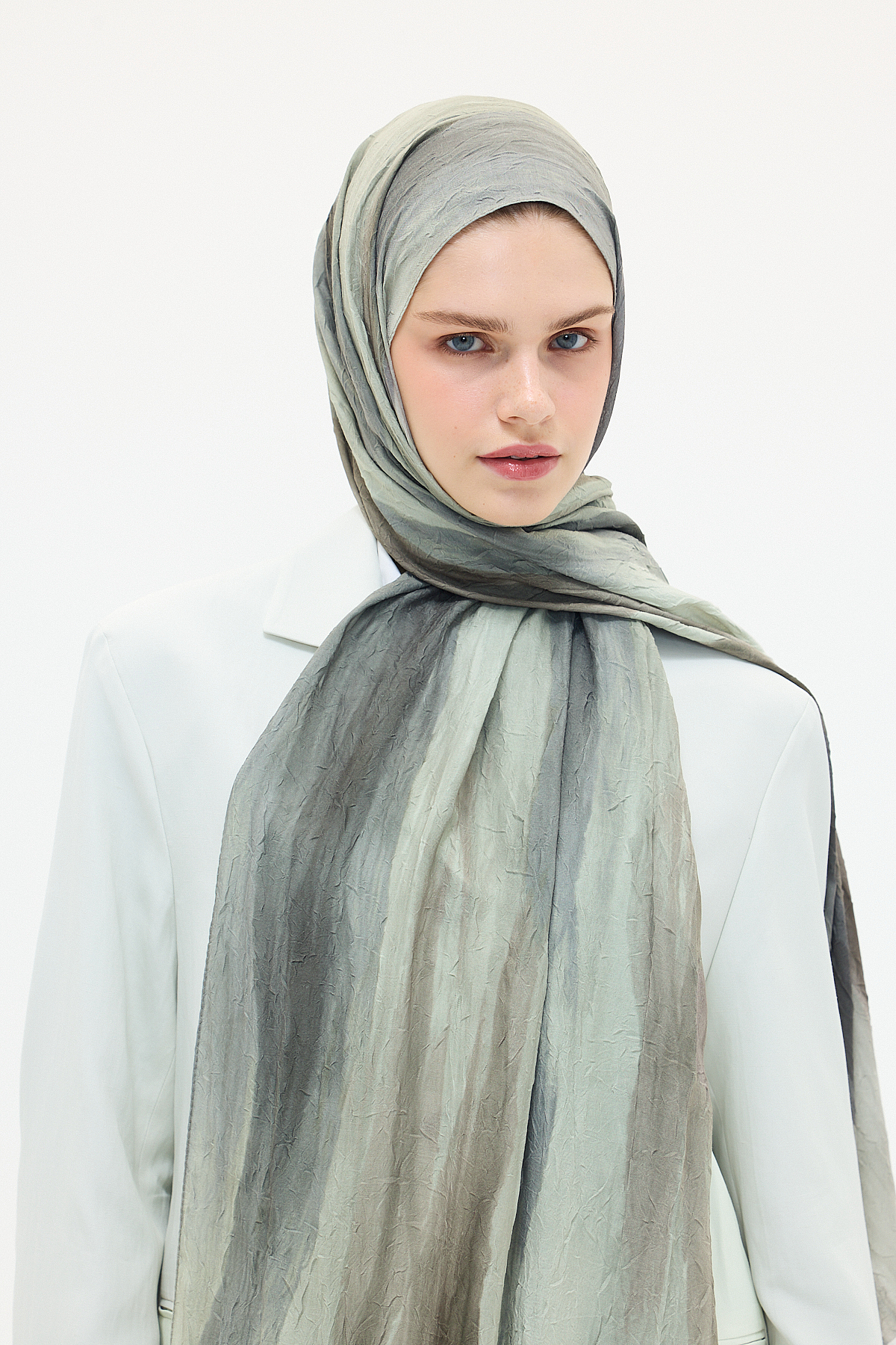 Silent Kraş Şal - Vizon - Camellia Scarfs (1)