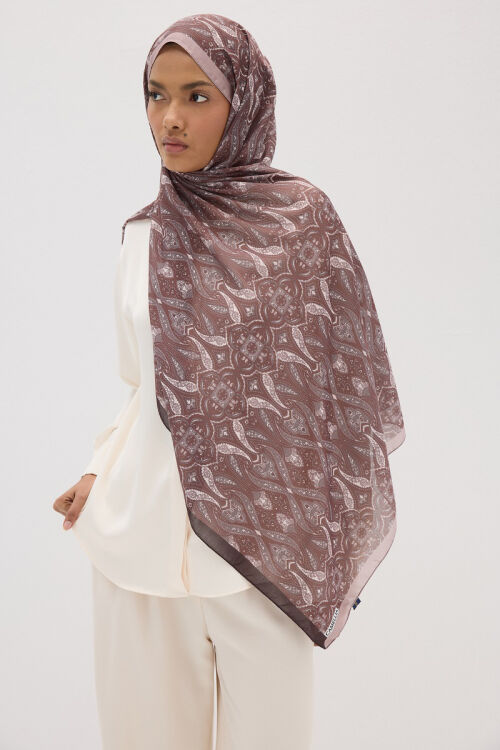 Softtime Flare Desen Vizon - Camellia Scarfs (1)