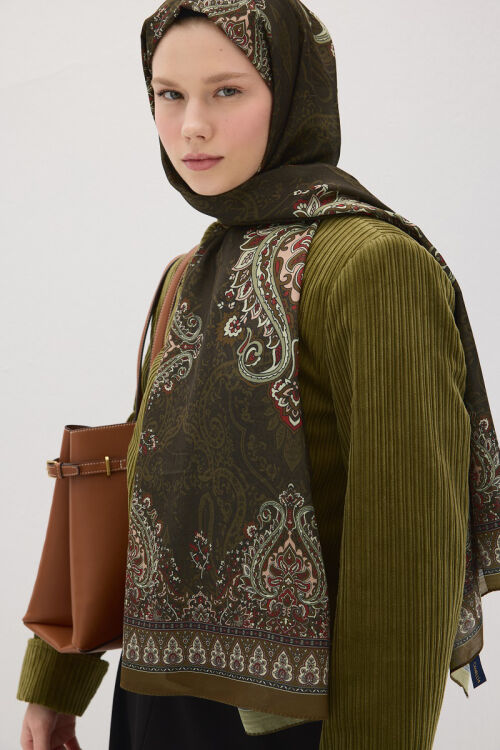 Softtime Soul Desen Haki - Camellia Scarfs