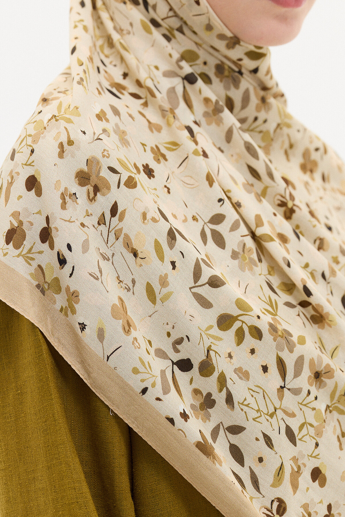 Sora Rami Şal - Bej - Camellia Scarfs (1)