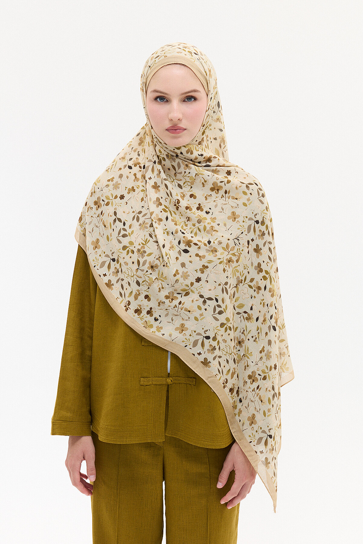 Sora Rami Şal - Bej - Camellia Scarfs