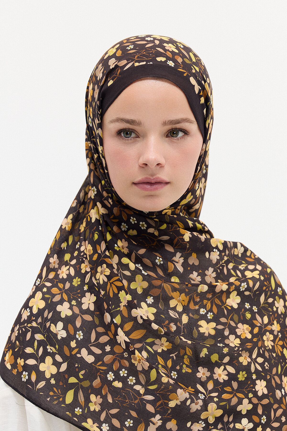 Sora Rami Şal - Siyah - Camellia Scarfs (1)