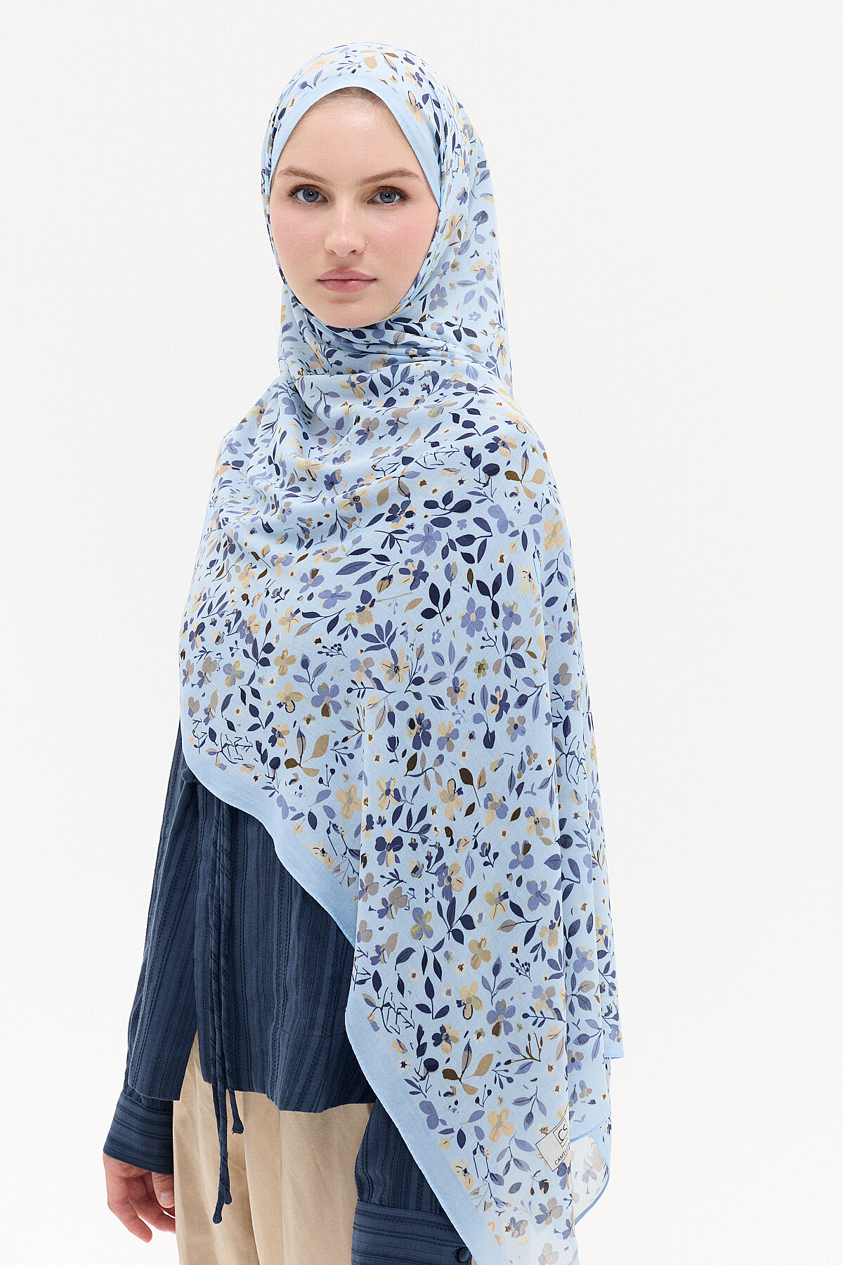 Sora Rami Şal - Vizon - Camellia Scarfs (1)