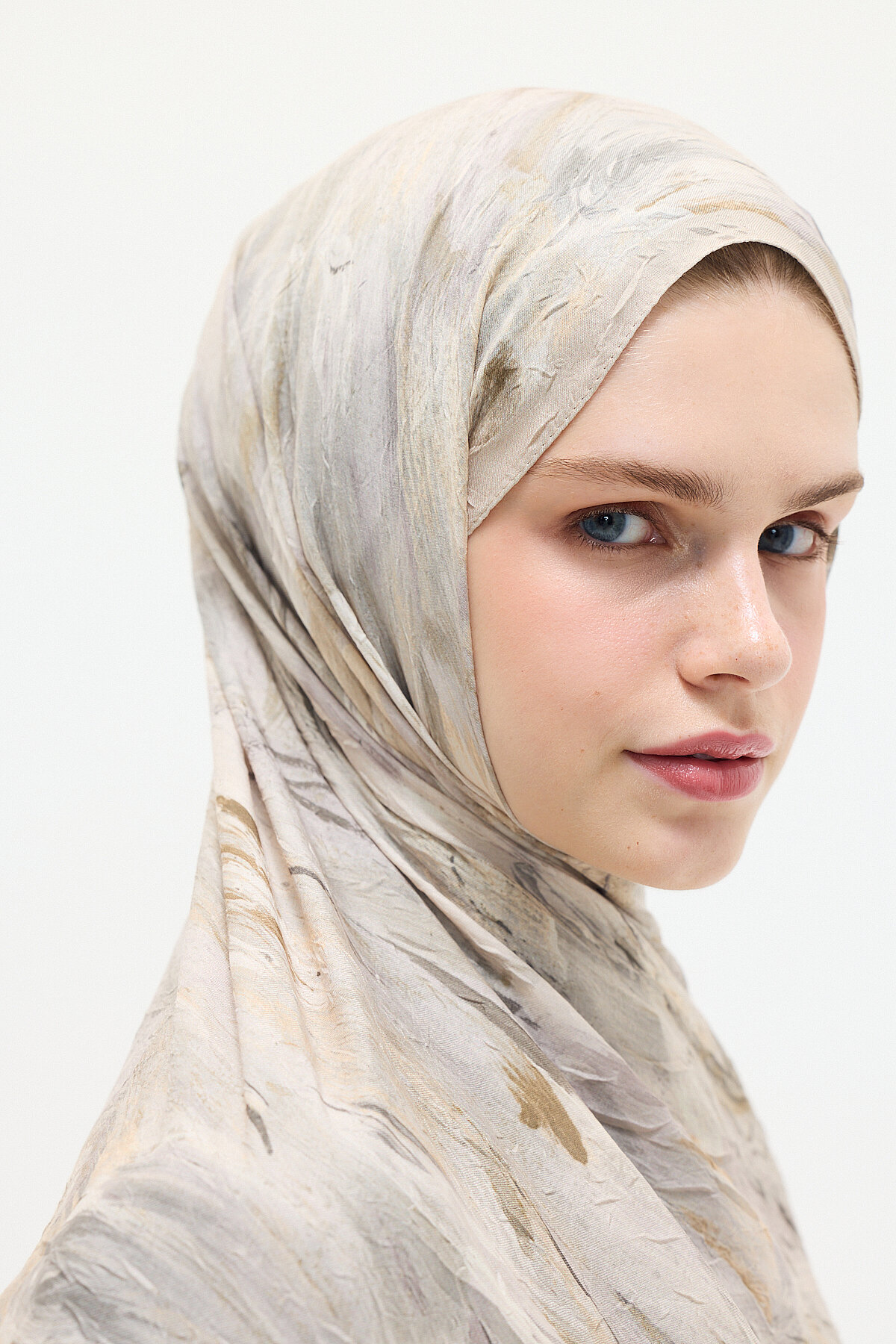 Terra Kraş Şal - Kum - Camellia Scarfs (1)