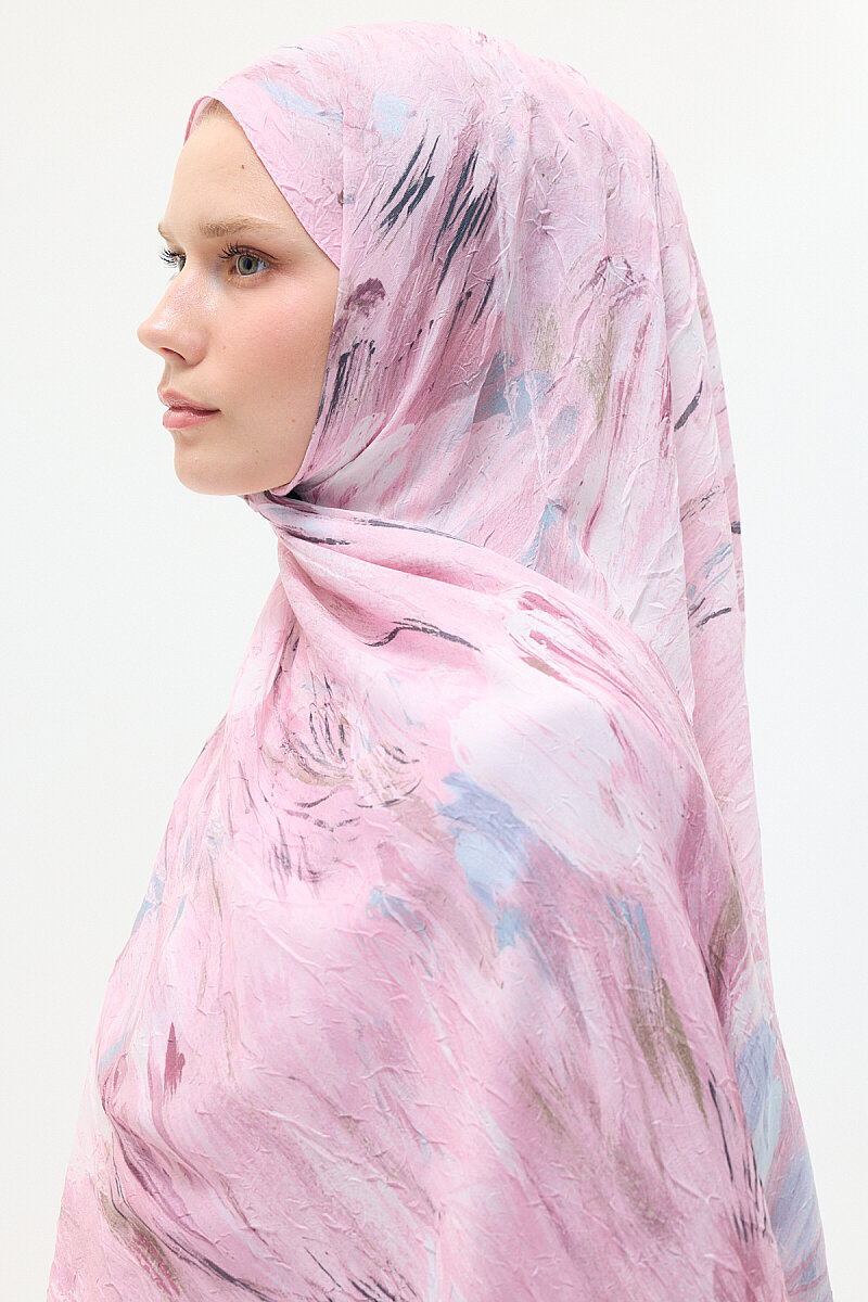 Terra Kraş Şal - Pembe - 4